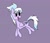 Size: 1027x882 | Tagged: safe, artist:mcsorte, derpibooru import, cloudchaser, pegasus, pony, female, mare, purple coat, solo, two toned mane, wings