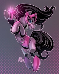 Size: 665x840 | Tagged: safe, artist:cassandrajames, derpibooru import, armor, carol ferris, comics, ponified, solo, star sapphire