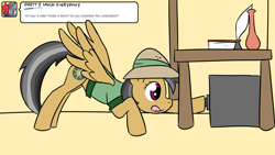 Size: 1280x720 | Tagged: safe, derpibooru import, daring do, ask, combination safe, daringdohearts, solo, tumblr