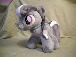 Size: 1024x768 | Tagged: safe, artist:xsjado78, silver spoon, earth pony, pony, filly, glasses, irl, pearl necklace, photo, plushie, solo