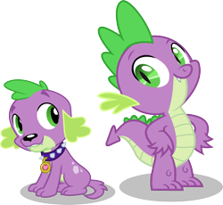 Size: 3301x3034 | Tagged: safe, artist:vector-brony, derpibooru import, spike, dog, equestria girls, cute, doggy dragondox, simple background, spike the dog, square crossover, transparent background, vector