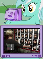 Size: 563x771 | Tagged: safe, artist:bb-k, derpibooru import, lyra heartstrings, adam savage, discovery channel, exploitable meme, hand, hashtag, meme, mythbusters, obligatory pony, tv meme