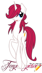 Size: 592x1032 | Tagged: safe, artist:basykail, derpibooru import, oc, oc only, oc:temporal picture, pony, unicorn, female, mare, simple background, solo, transparent background