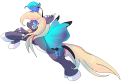 Size: 585x392 | Tagged: safe, artist:nastyathecat, derpibooru import, oc, oc only, original species, pegasus, pixel art, solo