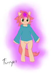 Size: 866x1241 | Tagged: safe, artist:scouthiro, derpibooru import, clothes, kumatora, ponified, solo