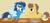 Size: 1874x845 | Tagged: safe, artist:thelastgherkin, derpibooru import, caramel, soarin', gay, male, pie, shipping, soarmel