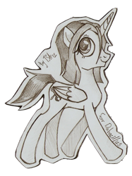 Size: 883x1182 | Tagged: safe, artist:antych, derpibooru import, oc, oc only, alicorn, pony, alicorn oc, sketch, solo