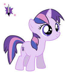 Size: 311x354 | Tagged: safe, artist:unoriginai, derpibooru import, oc, oc only, oc:paladin, cutie mark, filly, goddamnit unoriginai, offspring, parent:shining armor, parent:twilight sparkle, parents:shining sparkle, product of incest, solo