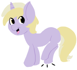 Size: 838x762 | Tagged: safe, artist:goattythebutt, derpibooru import, dinky hooves, pony, mane, solo