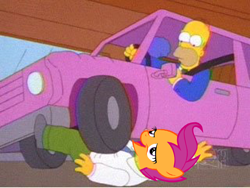 Size: 800x600 | Tagged: safe, derpibooru import, scootaloo, chickun, exploitable meme, hans moleman, meme, the simpsons