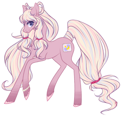 Size: 1395x1337 | Tagged: safe, artist:haventide, derpibooru import, oc, oc only, earth pony, pony, bracelet, female, mare, rockabye, solo