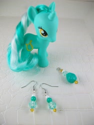 Size: 2748x3664 | Tagged: safe, derpibooru import, lyra heartstrings, brushable, earring, jewelry, toy