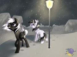 Size: 1024x768 | Tagged: safe, artist:lunchwere, derpibooru import, oc, pony, unicorn, snow