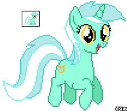 Size: 847x739 | Tagged: safe, artist:criz camacho, derpibooru import, lyra heartstrings, pixel art, pixels as big as hams