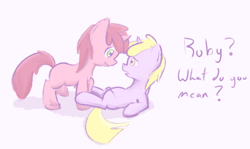 Size: 600x357 | Tagged: safe, artist:a6p, derpibooru import, dinky hooves, ruby pinch, ask dinky doo, tumblr