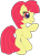 Size: 258x358 | Tagged: safe, artist:colossalstinker, color edit, derpibooru import, apple bloom, toola roola, g3.5, fusion, recolor, solo