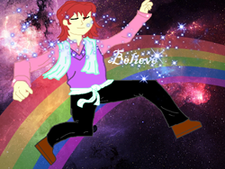 Size: 800x600 | Tagged: safe, derpibooru import, nolan north, equestria girls, background human, random, solo, space