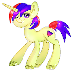 Size: 284x276 | Tagged: safe, artist:suzuii, derpibooru import, oc, oc only, pony, unicorn, solo