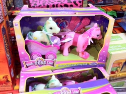 Size: 2592x1936 | Tagged: safe, derpibooru import, pony, bootleg, carriage, choking hazard, irl, photo, toy, wonder pony land