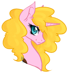 Size: 582x629 | Tagged: safe, artist:haventide, derpibooru import, oc, oc only, oc:coco heart, pony, unicorn, bust, colored pupils, female, mare, solo