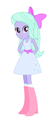 Size: 2000x4500 | Tagged: safe, artist:northernthestar, derpibooru import, flitter, equestria girls, clothes, dress, equestria girls-ified, high res, simple background, solo, transparent background, vector