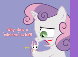 Size: 550x400 | Tagged: safe, derpibooru import, sweetie belle, pony, unicorn, female, filly, solo, sufferingsweetiebelle