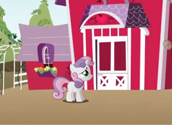 Size: 550x400 | Tagged: safe, derpibooru import, sweetie belle, pony, unicorn, female, filly, solo, sufferingsweetiebelle