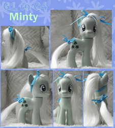 Size: 730x807 | Tagged: safe, artist:phasingirl, derpibooru import, minty (g1), g1, custom, g1 to g4, generation leap, irl, photo, toy