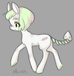 Size: 455x469 | Tagged: safe, artist:miinti, derpibooru import, oc, oc only, earth pony, pony, augmented tail, colored, solo