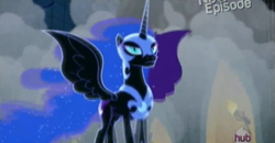 Size: 993x518 | Tagged: safe, derpibooru import, screencap, nightmare moon, princess twilight sparkle (episode), season 4, solo