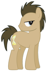 Size: 368x560 | Tagged: safe, artist:dm29, derpibooru import, doctor whooves, sassy, simple background, solo, transparent background, vector