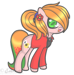 Size: 543x552 | Tagged: safe, artist:sandra626, derpibooru import, oc, oc only, earth pony, pony, commission, kate, solo