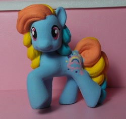 Size: 530x500 | Tagged: safe, artist:sanadaookmai, derpibooru import, g1, baby sunribbon, custom, g1 to g4, generation leap, irl, photo, toy