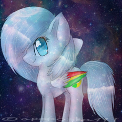 Size: 1000x1000 | Tagged: safe, artist:apoposka111, derpibooru import, oc, oc only, oc:google chrome, browser ponies, google chrome, ponified, solo