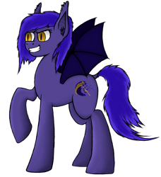 Size: 600x657 | Tagged: safe, artist:tsundancer, derpibooru import, oc, oc only, bat pony, pony, fallout equestria, opliptera, solo, tabletop game