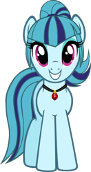 Size: 1584x3000 | Tagged: safe, artist:doctor-g, sonata dusk, pony, equestria girls, cute, equestria girls ponified, gem, ponified, simple background, siren gem, smiling, solo, sonatabetes, transparent background, vector