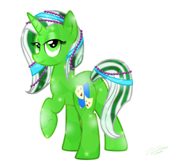 Size: 3172x3004 | Tagged: safe, artist:tsand106, oc, oc only, crystal pony, pony, crystallized, solo