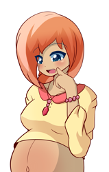 Size: 795x1248 | Tagged: safe, artist:bumpywish, oc, oc only, oc:bumpy wish, human, belly, humanized, pregnant, solo