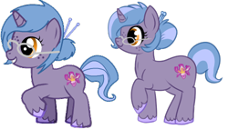 Size: 500x284 | Tagged: safe, derpibooru import, oc, oc only, pony, unicorn, pony creator, before and after, comparison, female, filly, freckles, glasses, mare, solo, unshorn fetlocks