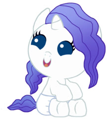 Size: 374x432 | Tagged: safe, artist:rlyoff, derpibooru import, oc, oc only, oc:unique, baby, diaper, foal, simple background, simply rarity, solo, white background