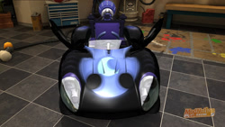 Size: 1024x576 | Tagged: safe, derpibooru import, nightmare moon, 3d, kart, modnation racers, solo