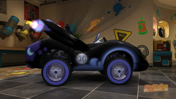 Size: 1024x576 | Tagged: safe, derpibooru import, nightmare moon, 3d, kart, modnation racers, solo