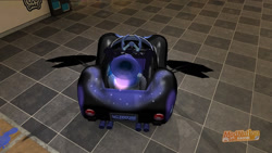 Size: 1024x576 | Tagged: safe, derpibooru import, nightmare moon, 3d, kart, modnation racers, solo