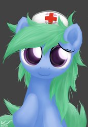 Size: 1280x1855 | Tagged: safe, artist:symbianl, derpibooru import, nurse tenderheart, pony, mane, solo