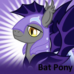 Size: 250x250 | Tagged: safe, derpibooru import, bat pony, pony, night guard, solo, spoilered image joke