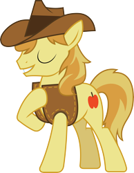 Size: 10000x12882 | Tagged: safe, artist:floppychiptunes, derpibooru import, braeburn, absurd resolution, happy, simple background, smiling, solo, transparent background, vector