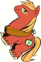 Size: 760x1152 | Tagged: safe, artist:seriocomic, derpibooru import, big macintosh, earth pony, pony, male, solo, stallion