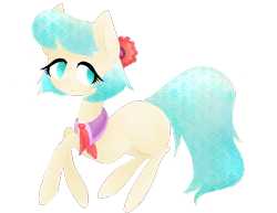 Size: 1400x1080 | Tagged: safe, artist:grandifloru, derpibooru import, coco pommel, rarity takes manehattan, blank flank, solo