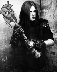 Size: 430x540 | Tagged: safe, derpibooru import, black metal, burzum, meme, twilight scepter, varg vikernes