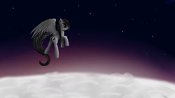 Size: 1920x1080 | Tagged: safe, artist:mrs-ponylicious, derpibooru import, oc, oc only, beautiful, cloud, cloudy, flying, solo, sunset